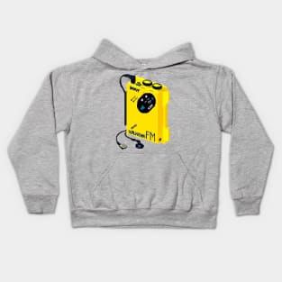 Retro Music Sports legend //Walkman FM Pixel Art Kids Hoodie